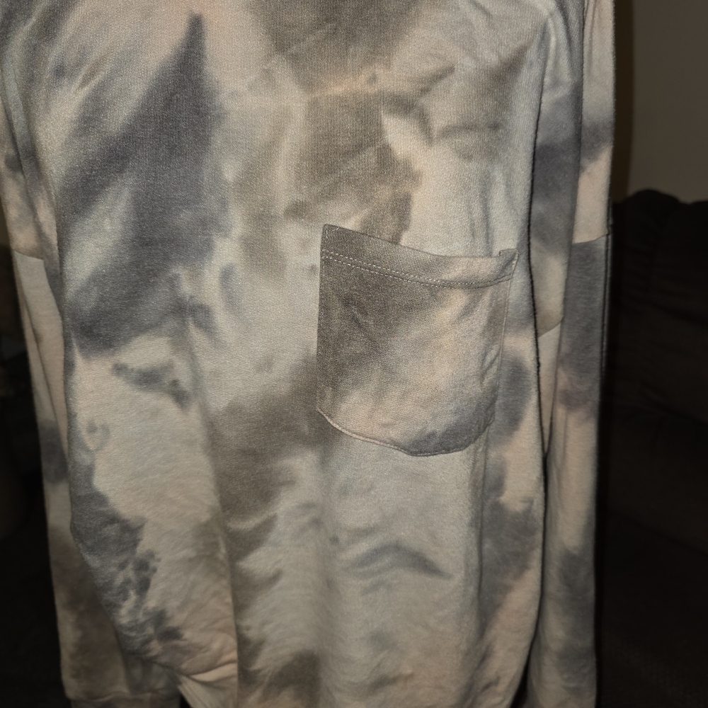 BiBi Pastel Tie-Dye Long Sleeve Top - Picture 3 of 4